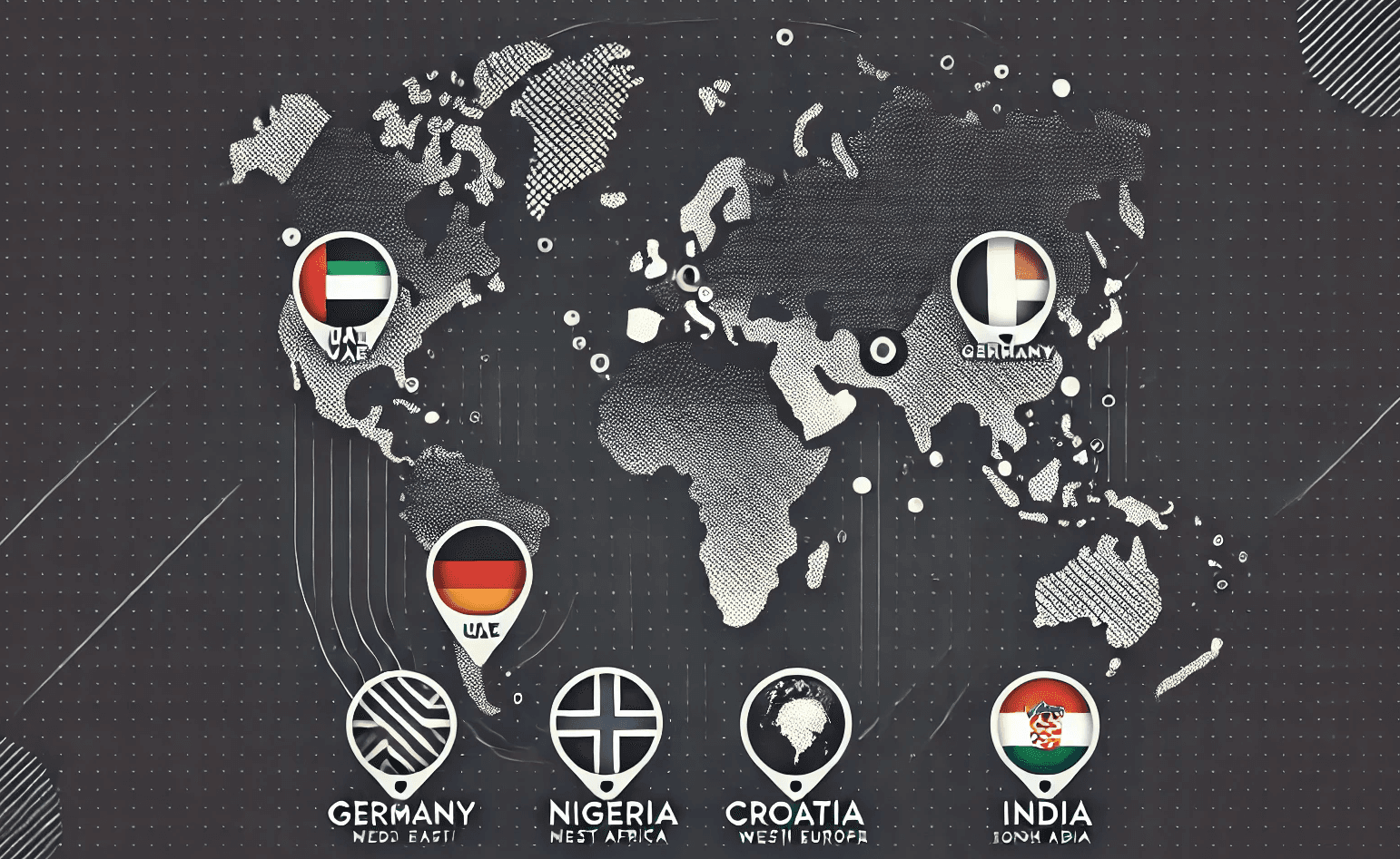 Karmic Konnexions Global Presence Map